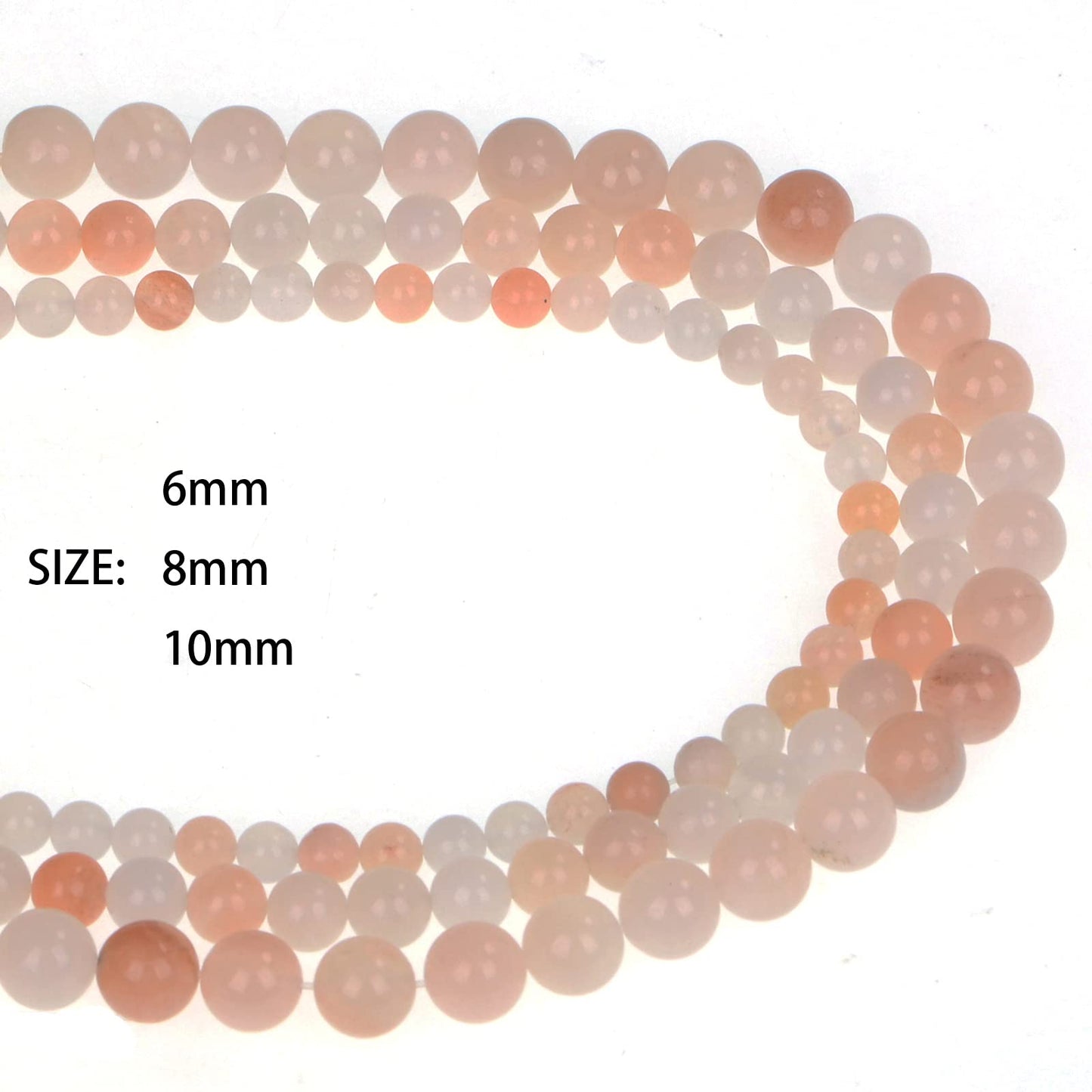 ICAI Beads 10mm Natural Pink Aventurine Stone Round Loose Stone Beads for Jewelry Making DIY Crafts Design 1 Strand 15" APPR.34-36pcs