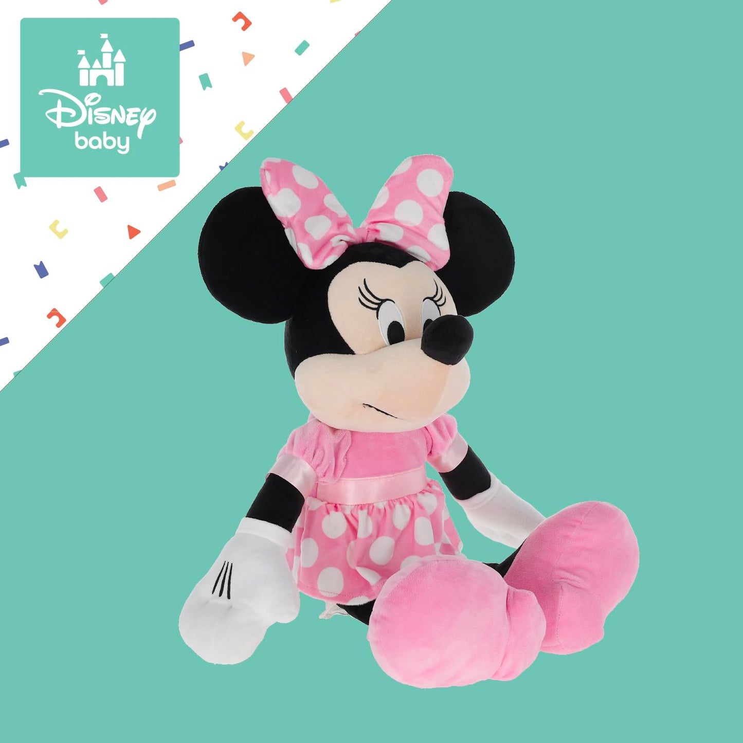 Disney Baby Minnie Mouse Stuffed Animal Plush Toy, 25 Inches
