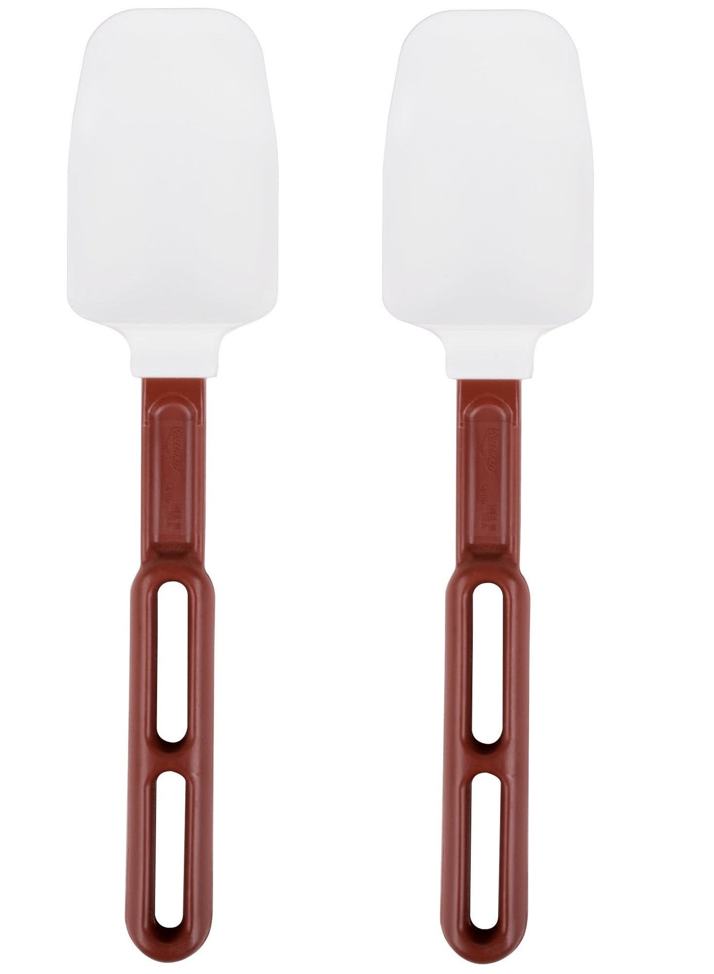 Vollrath 58110 High-Temp Spatula SoftSpoons, Set of 2 (10-Inch, Silicone Spoon Blade),White