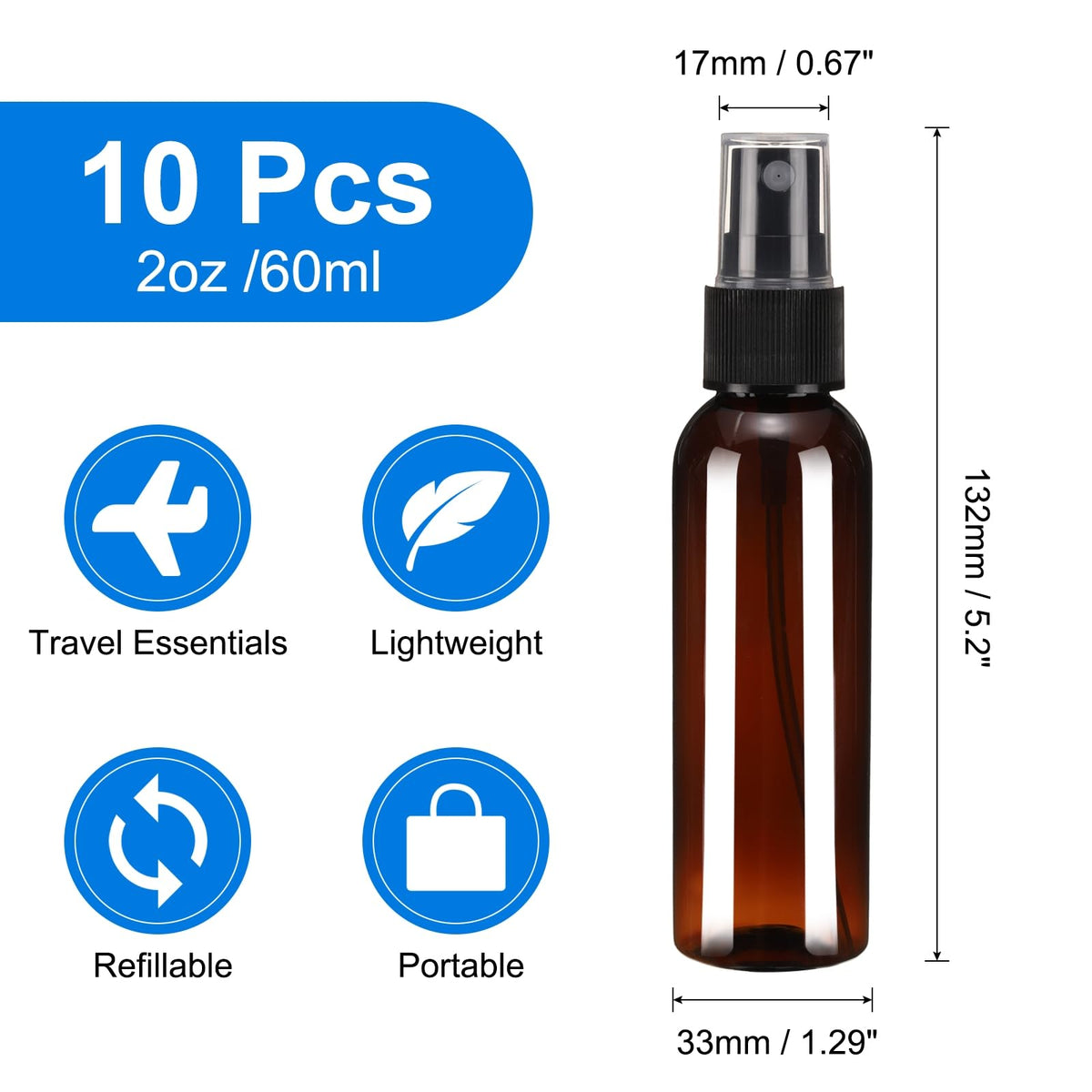 10 Pack Spray Bottles