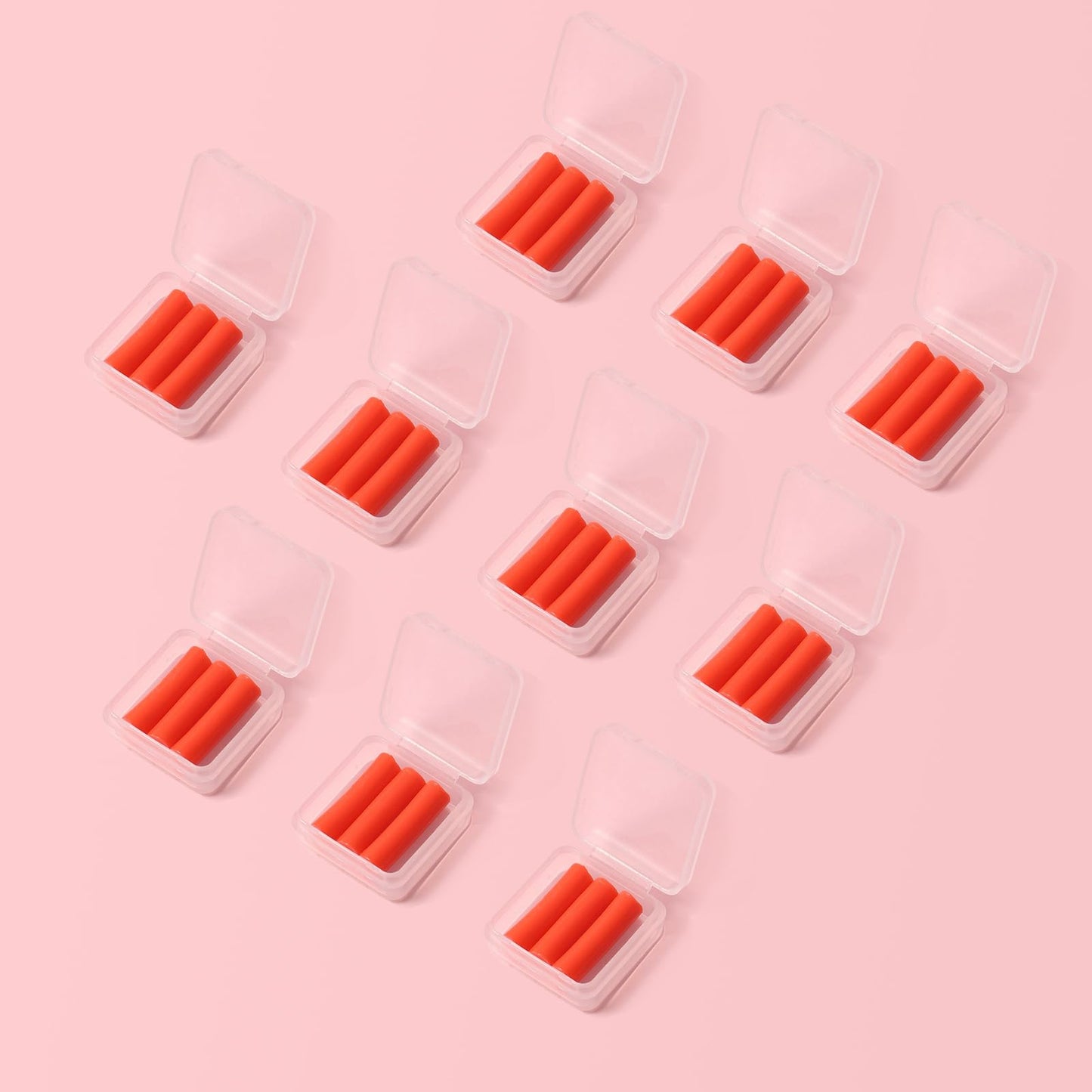 YECIRALA 10 Pack Diamond Art Wax Refills Kit, Nail Art Rhinestones Picker tool Red Wax Clay Refills with Storage Boxes for Refillable Drill Pen 5D Diamond Painting & 3D Embroidery Crafts Accessories