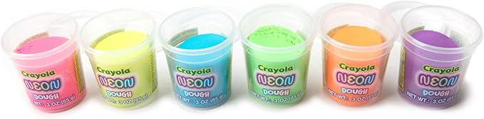 Crayola Scented Dough 48-Pack - Party Favors & Kids Toys, Non-Toxic Crayola Dough Set for Creative Fun, 6 Core Colors & Bonus Neon Dough, Ideal for Classroom & Holiday Activities