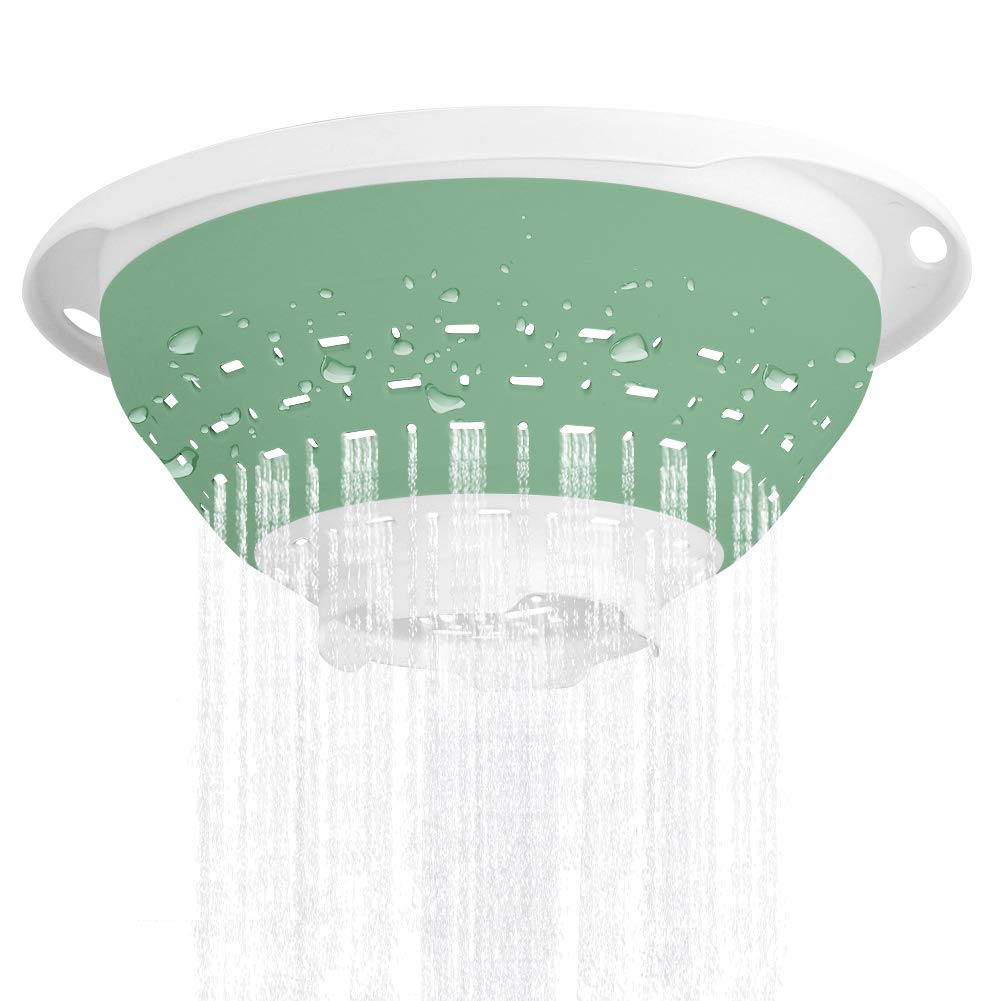 QiMH Collapsible Colander and Strainer, 5 Quart(1.25 gal) BPA Free & Dishwasher-safe Silicone Foldable Strainer, Heavey Duty Kitchen Drainer Basket for Pasta, Veggies and Fruits