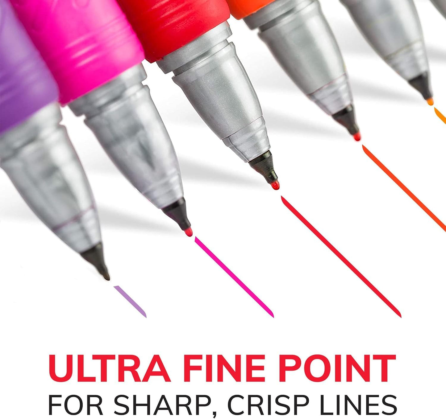 BIC Intensity Black Permanent Markers, Ultra Fine Point, 12-Count Pack of Black Markers With Non-Slip Grip for Comfort and Control