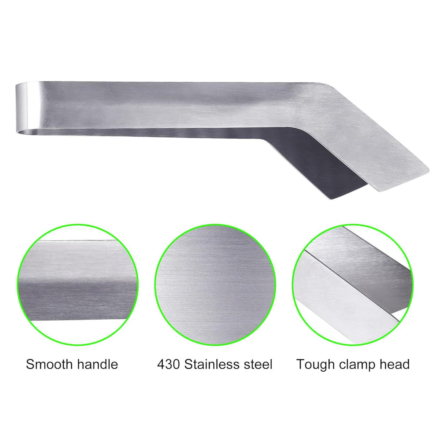 Seedling Transplant Tongs, 6.7 Inch Stainless Steel Gardening Plants Seedling Transplant Tool, Rustproof Mooth Handle Remove Transplant Pliers for Reducing Root Damage (6.7 inch)