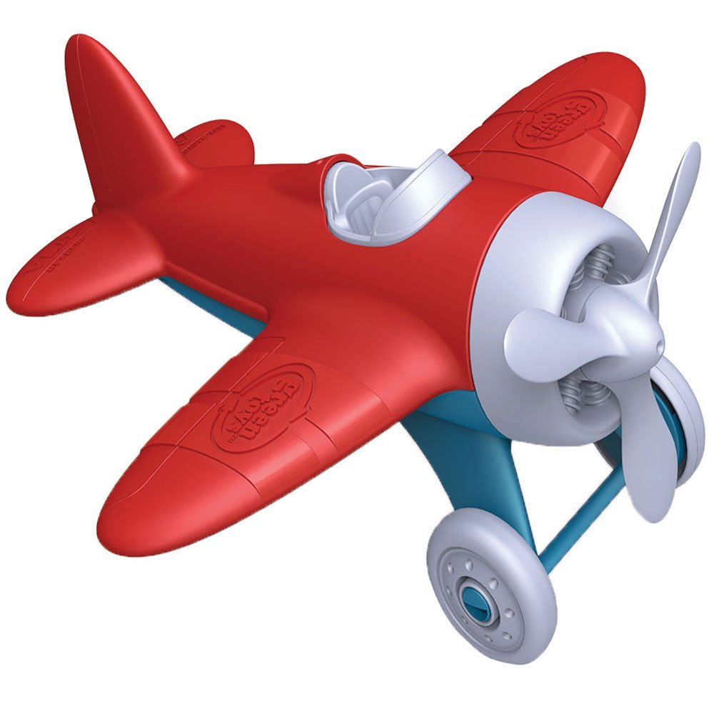 Green Toys Airplane & Board Book (color may vary)