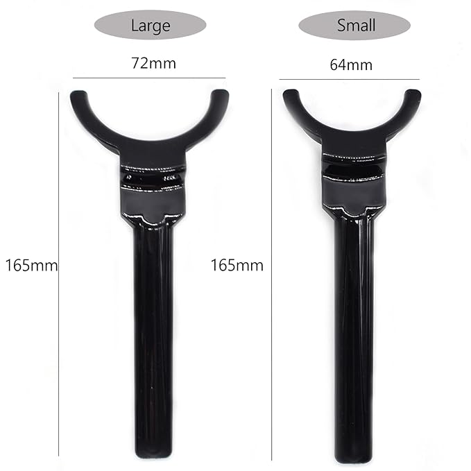 Angzhili 8 Pcs Dental Lip Retractor,Dental Photography Retractors,Black Orthodontic Lip Retractor (Large)