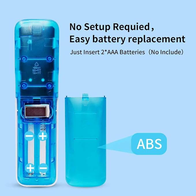 LUNOAOA Upgrade Glowing Fan Remote Control Replacement No Setup for Dyson AM09 Hot+ Cool Heater Tower Fan with Magnet