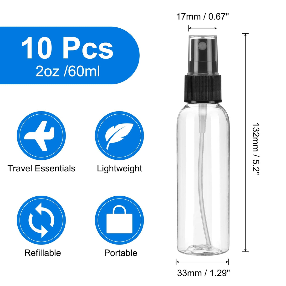 10 Pack Spray Bottles