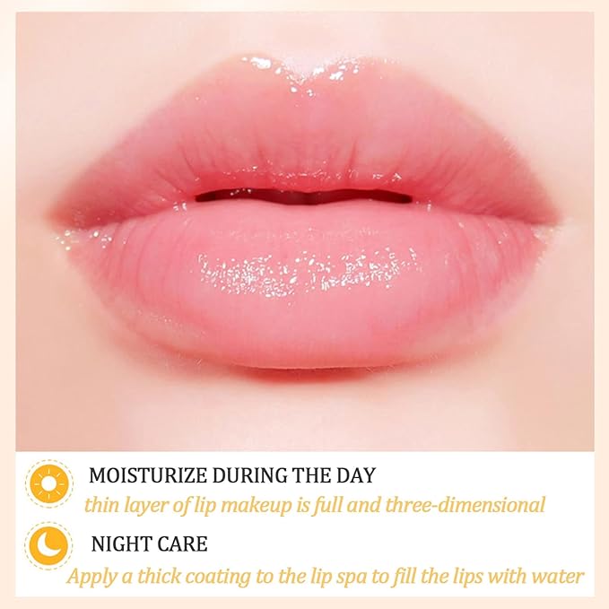 9 PCS Bee Lip Balm Lip Mask Honey Pot, Honey Lip Balm Bulk Lip Sleeping Mask Nourishing Overnight Lip Treatment, Lip Moisturizer Balm with Stick, Hydrating & Preventing Dry, Cracked Lips, Lip Scrubs