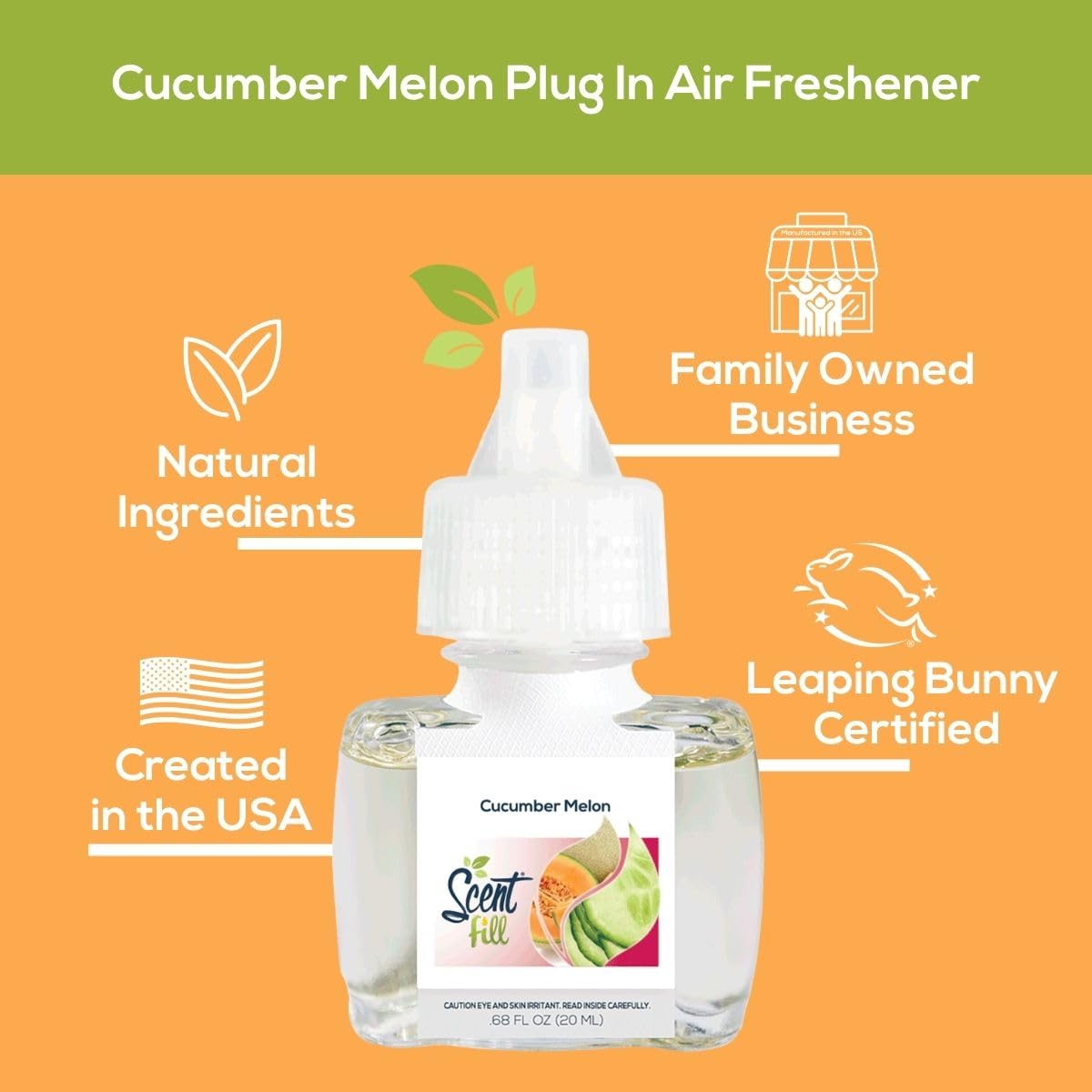 Cucumber Melon Plug in Air Freshener (2.04 Fl Oz)