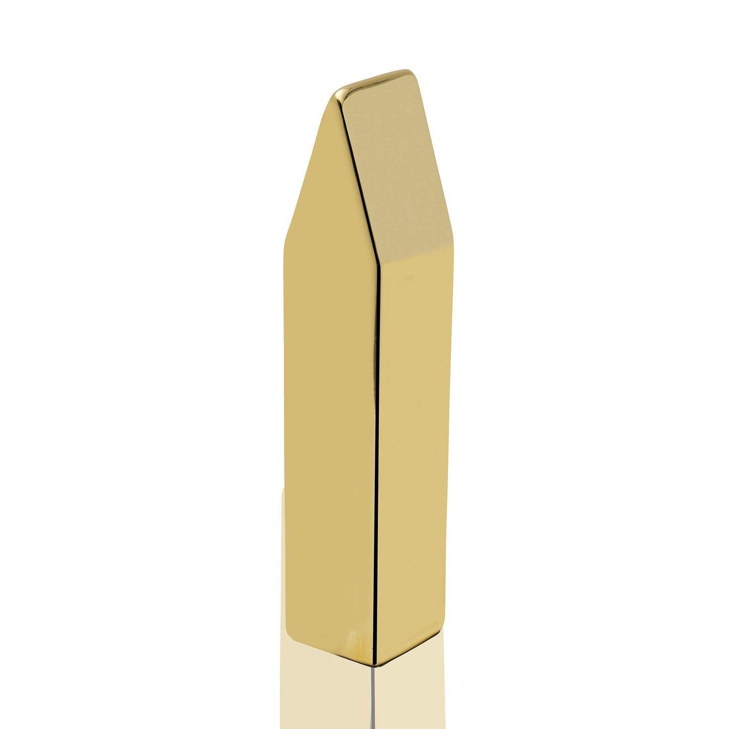 Scott Living Ceramic House Décor Piece, Gold, 10-Inch