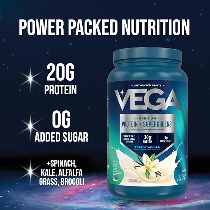 Vega Protein & Greens Powder, Chocolate, 28.7 Ounce