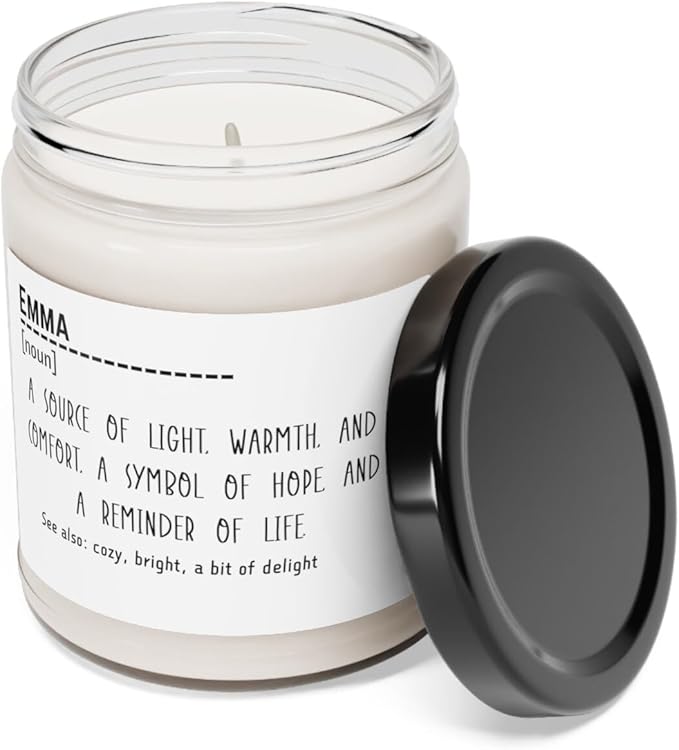 Candles Birthday Gifts for Boyfriend, Gift Funny for Birthday Anniversary, Couples Gifts Ideas for Husband Wife Girlfriend Boyfriend, Soy Scented Candle for Couple, Name Definition Candle for Her