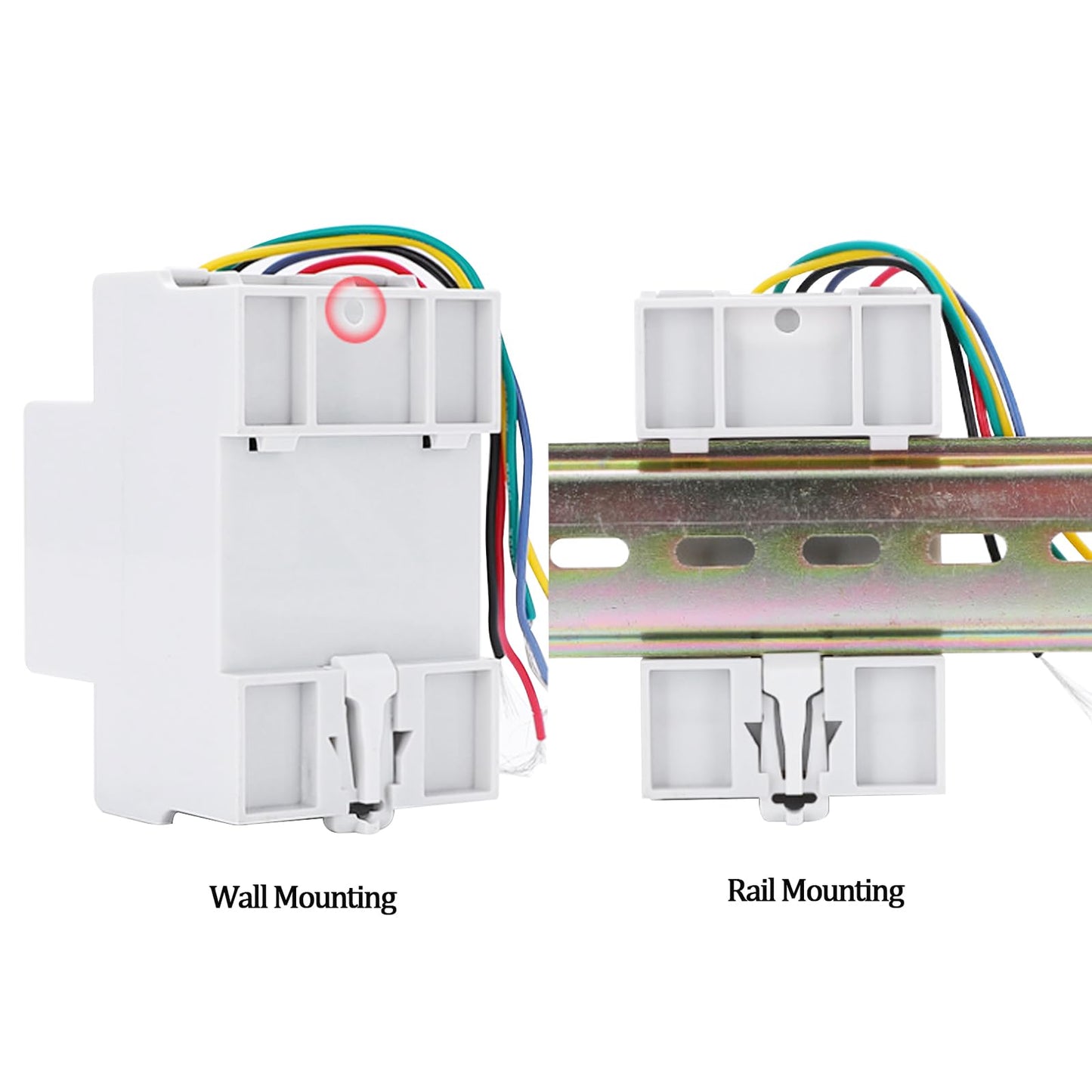 Adahill AC110V Brass Solenoid Float Valve - Automatic Water Level Control Switch for Water Tanks, Pools, Livestock Troughs and Irrigation Systems - 2A Current Rating, Normally Closed Design