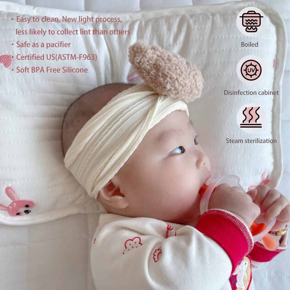 Aurrea Baby teethers for Babies 3-6 Months with Baby Spoons The First Stage Feeding, Foods Spoon Set with Travel Case
