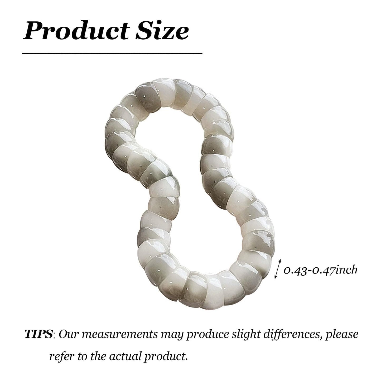 Embtrem Fidget Bracelet Natural Bodhi Seed Bracelets Anxiety Fidget Bracelets Protection Healing Stretch Fidget Bracelet for Women Men