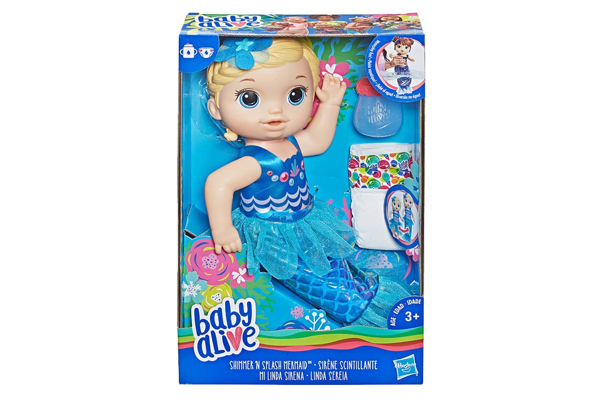 Baby Alive Shimmer ‘n Splash Mermaid (BLD Hair)