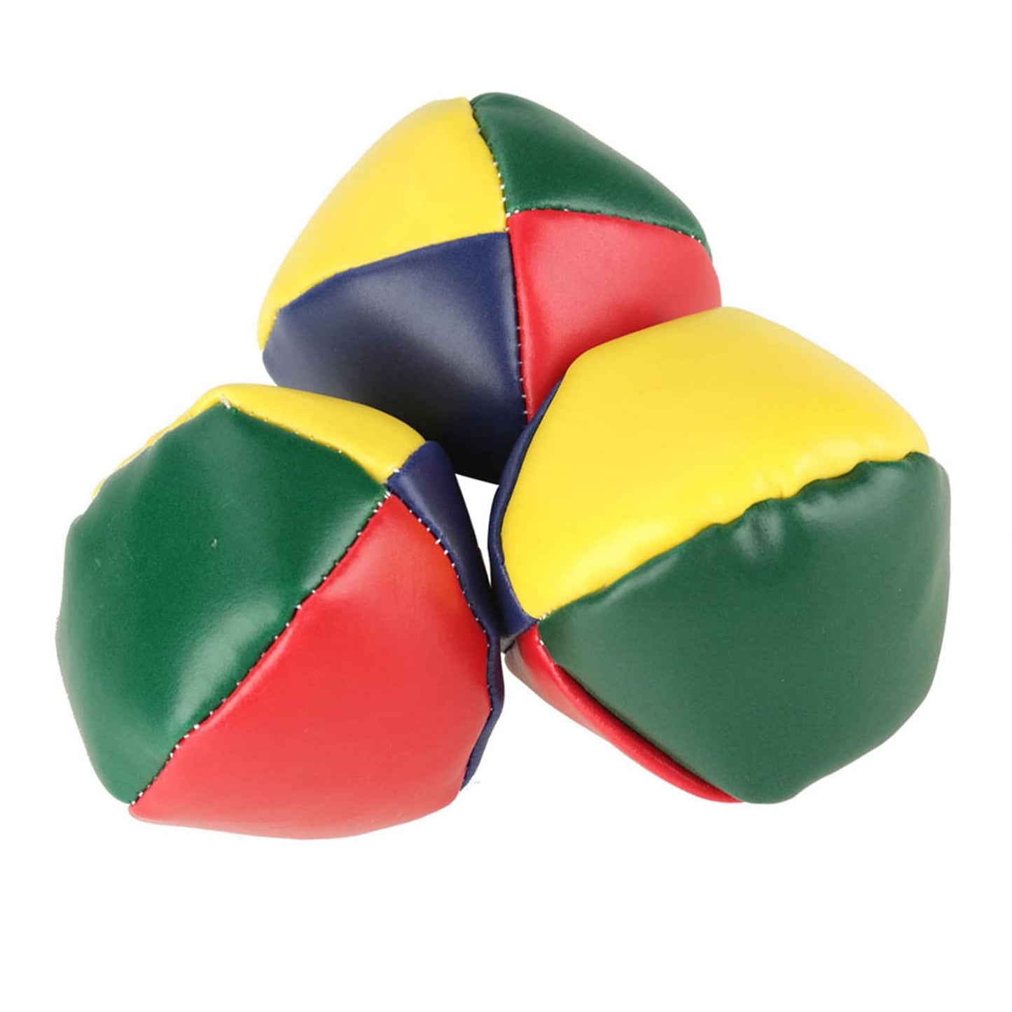 GLOGLOW Nan Baby Toy Balls Set, PU Leather Lightweight Juggling Balls for Toddlers, Fun Learning Prop for Circus Beginners with Soft Grip and Flexibility Training Children's Outdoor