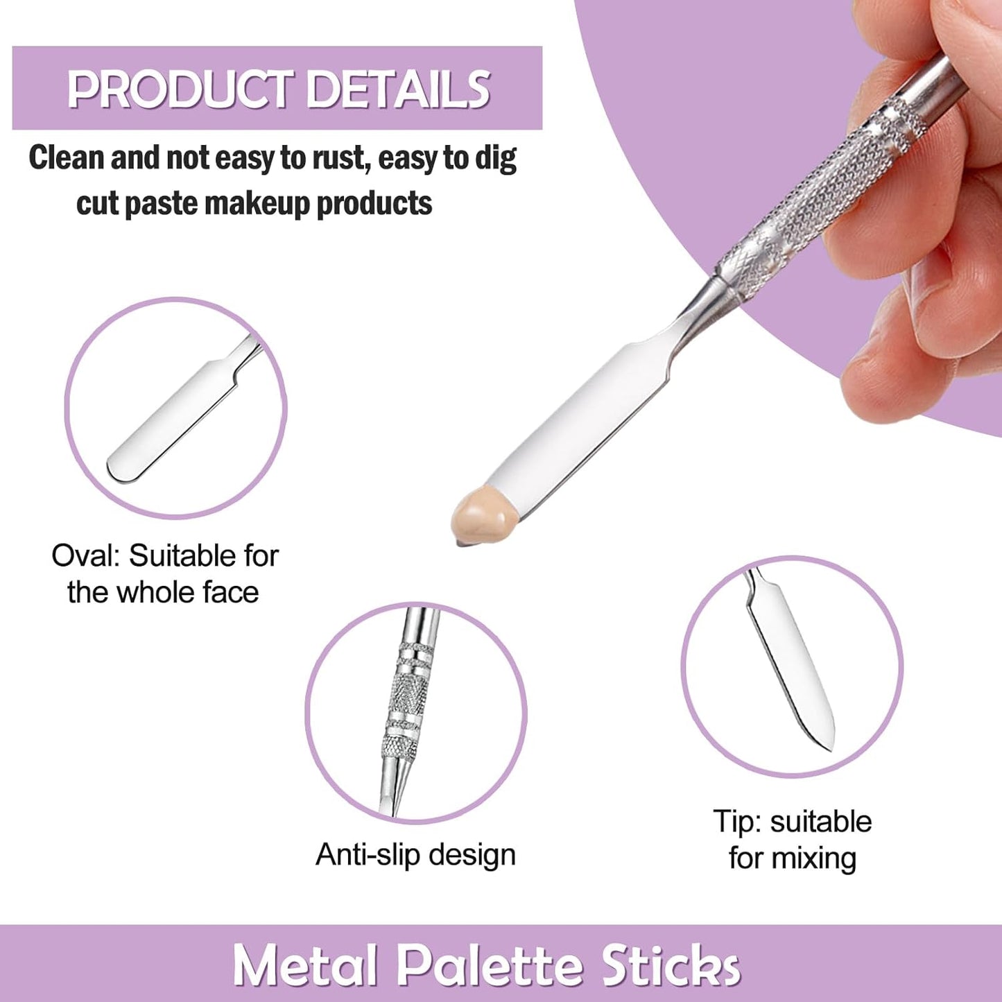 2 Pcs Resin Nail Art Palette and 2 Pcs Nail Brush, Color Palettes Cosmetic Mixing Tools, Nail Polish Palette with Stainless Stirring Rod for Nail Salons and Beginners (White, Pink)