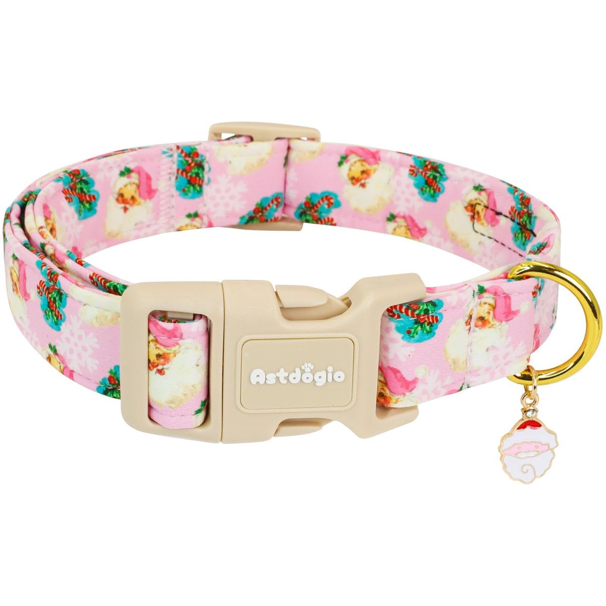 Astdogio Fall Dog Collar – Halloween & Thanksgiving Dog Collars for Medium Dogs – Soft & Comfortable Autumn Puppy Collar with Quick Release Buckle, Medium Dog Collars for Girl Boy Dogs-M