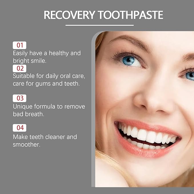 Hydroxyapatite Toothpaste SP-6 Probiotic Toothpaste Set for Enamel Protection and Tooth Strengthening Fresh Breath Gum Health Fluoride-Free whitening toothpasteToothpaste for Sensitive Teeth (2)