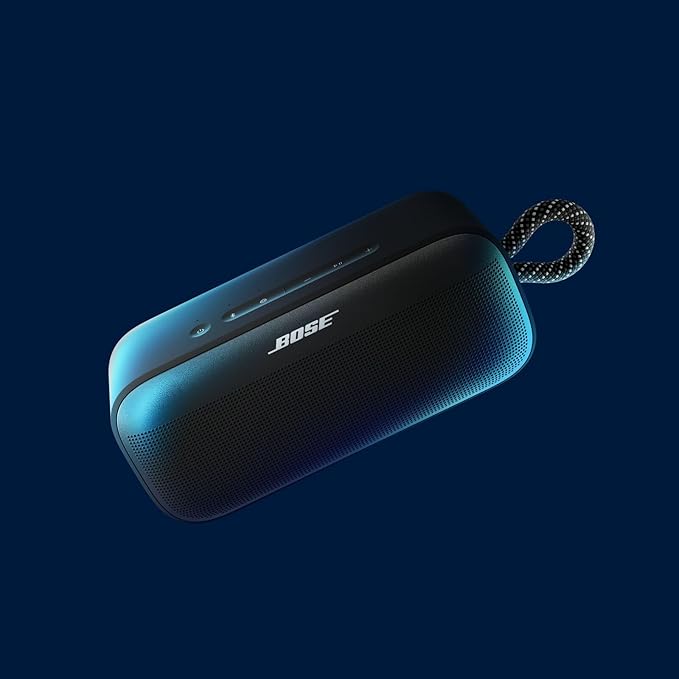 Bose SoundLink Plus Portable Bluetooth Speaker, Wireless Outdoor Speaker, Up to 20 Hours Battery Life, Waterproof and Dustproof, Black