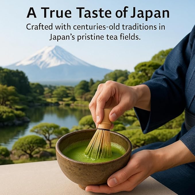 Herbal Cup Tea Organic Japanese Matcha (Matcha Green Tea, 4 Ounce (Pack of 1))