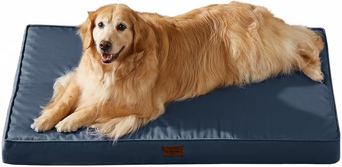 BFPETHOME Outdoor Waterproof Dog Bed for Large Dogs, Washable Cover, 47"