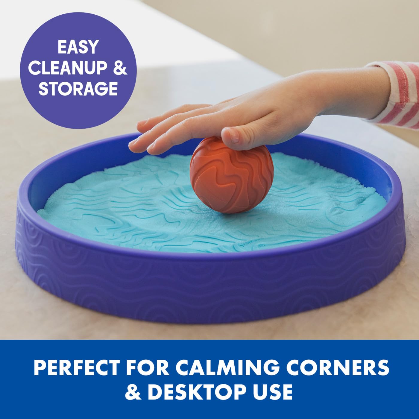 Educational Insights Playfoam Sand Sensory Spheres - Relaxing Zen Garden Kits for Calm Down Corner or Desk, Anxiety Tools and Meditation Sets for Kids & Adults, Stress Relief Toys, Ages 5+