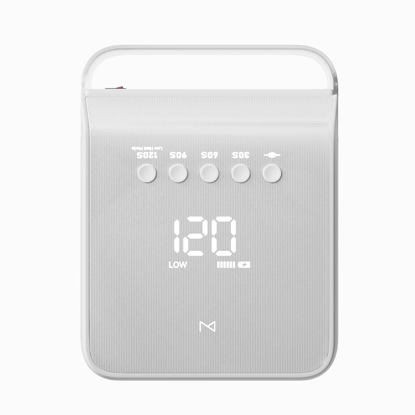 M SHIC Nail Lamp 96W UV LED, Cordless Rechargeable Nail Dryer, Professional Gel Nail Light with 48 LED Beads, Smart Sensor Timer for Gel Polish Builder Gel, Portable Salon Use – White