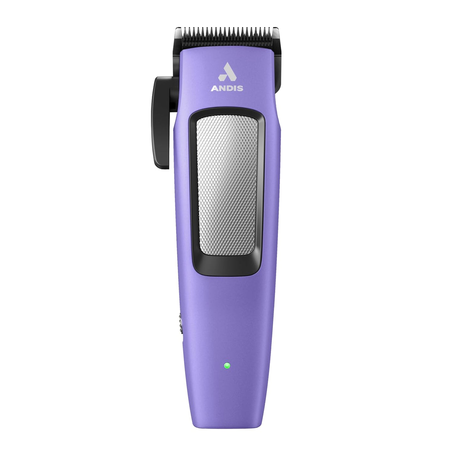 Andis Easy Clip Adjustable Blade Cordless II Dog Clipper, 10 Piece Kit, Lithium-Ion Battery, Purple, 560017