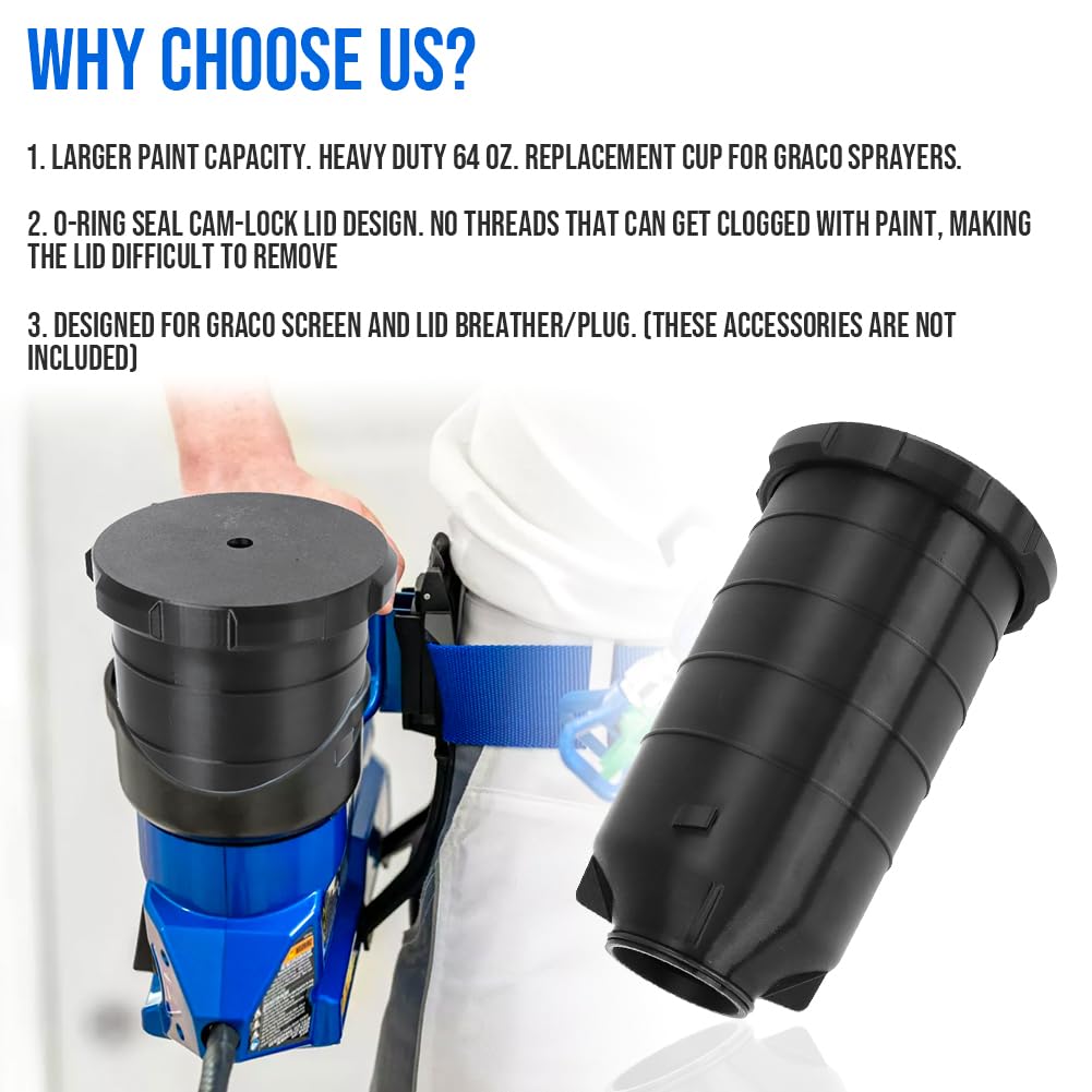 WIKIBB for Graco Ultra Quickshot Airless Sprayer 18H078 64 oz