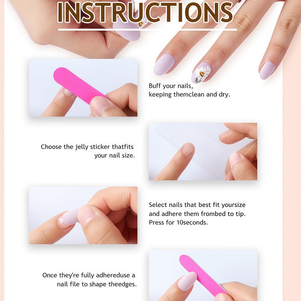 WZHAOJUN Handmade Press On Nails,Medium Butterfly Presson Nails For Women,10pcs Abs Material Fake Nails With Design-Reusable Glue On Hand Made Nails For Party Wedding(10Pcs Size M)