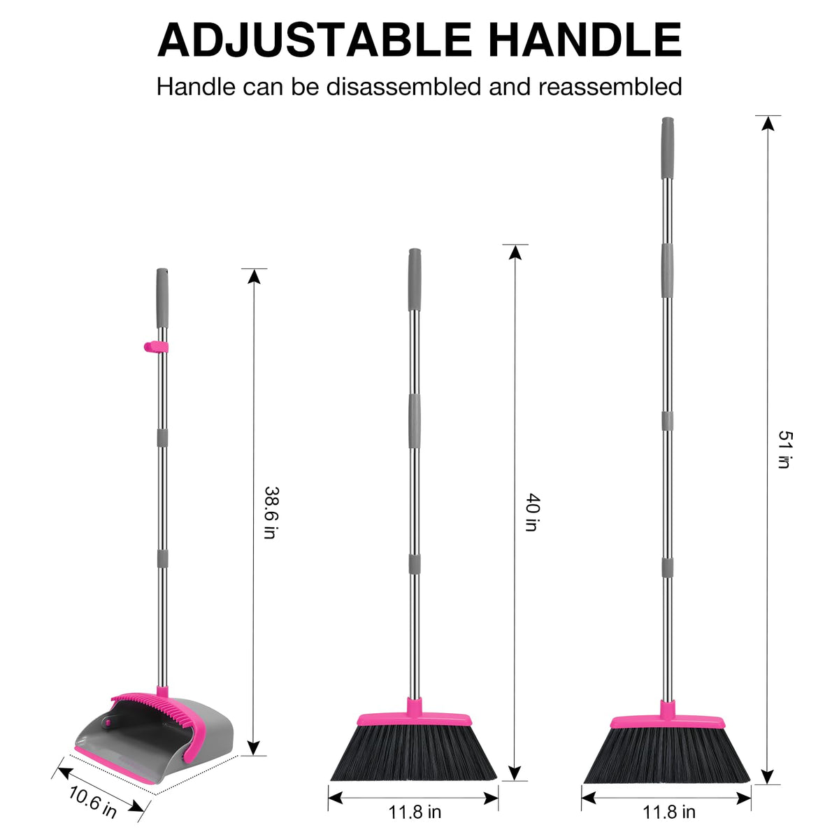 Broom and Dustpan Set (2 Count)
