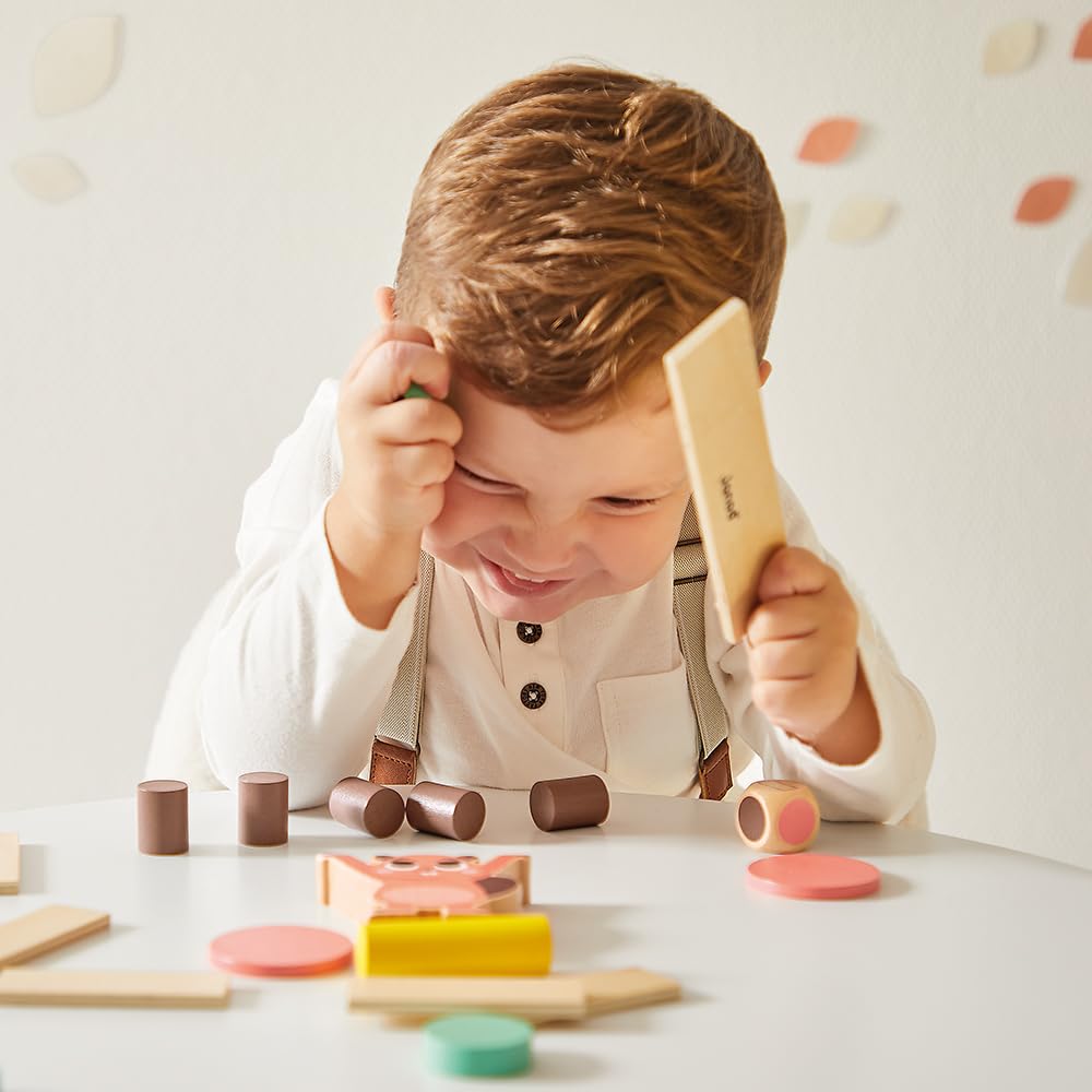 Janod Toy Box - 4 Piece Subscription Learning Set - Early Learner Essentials - Ages 36 Months+ - J04066