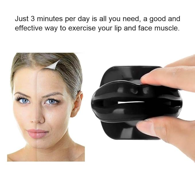 Lip Trainer, Face Slim Exerciser Muscle Lips Trainer Tightener Silicone Face Lifting Lip Exerciser Mouth Muscle Tightening Tool Face Exercise Lips Trainer Face Beauty Tools for