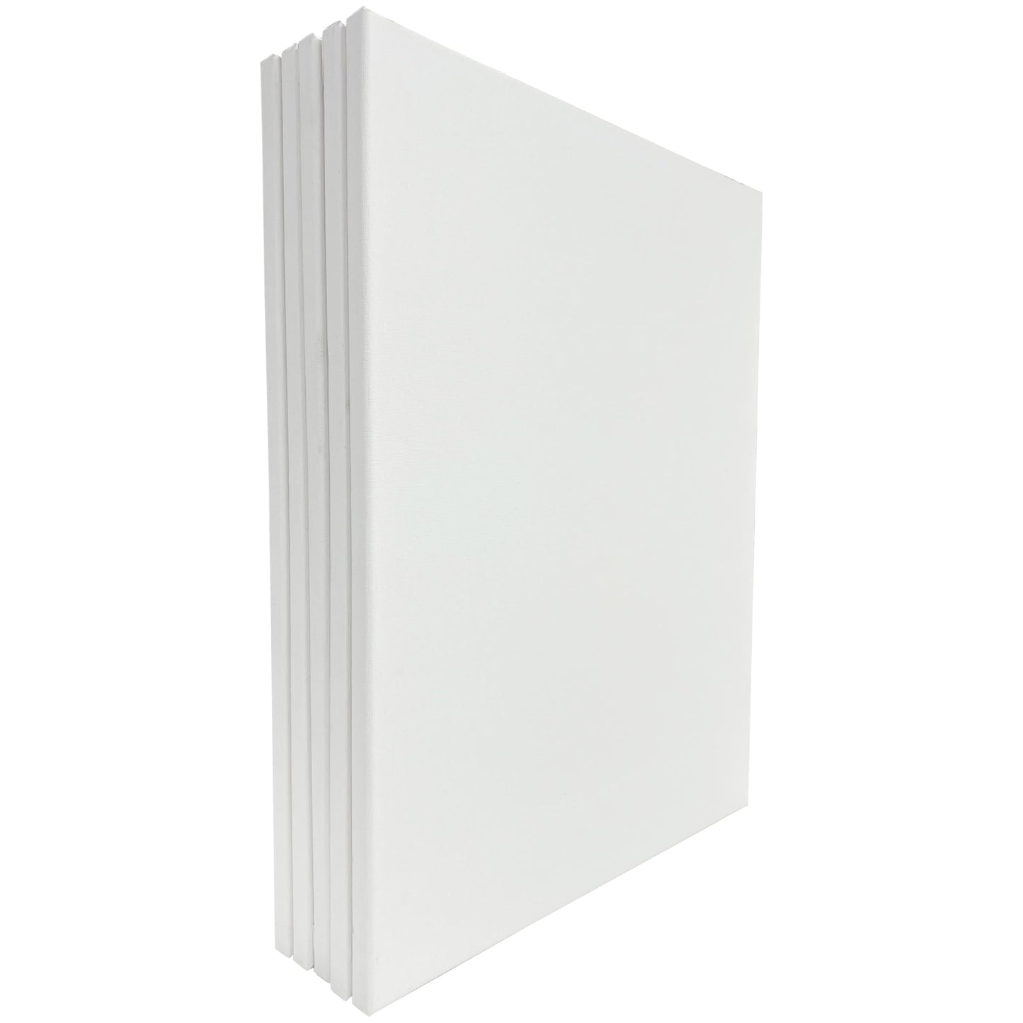 Artist's Loft 5 Count 16” x 20” Super Value Canvas - Acid Free Cotton Canvas for Paint, Acrylic, & Oils - 1 Pack