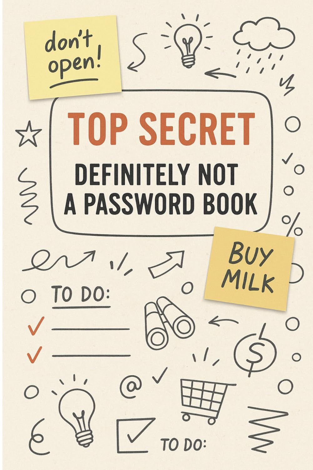 Top Secret: Definitely Not a Password Book