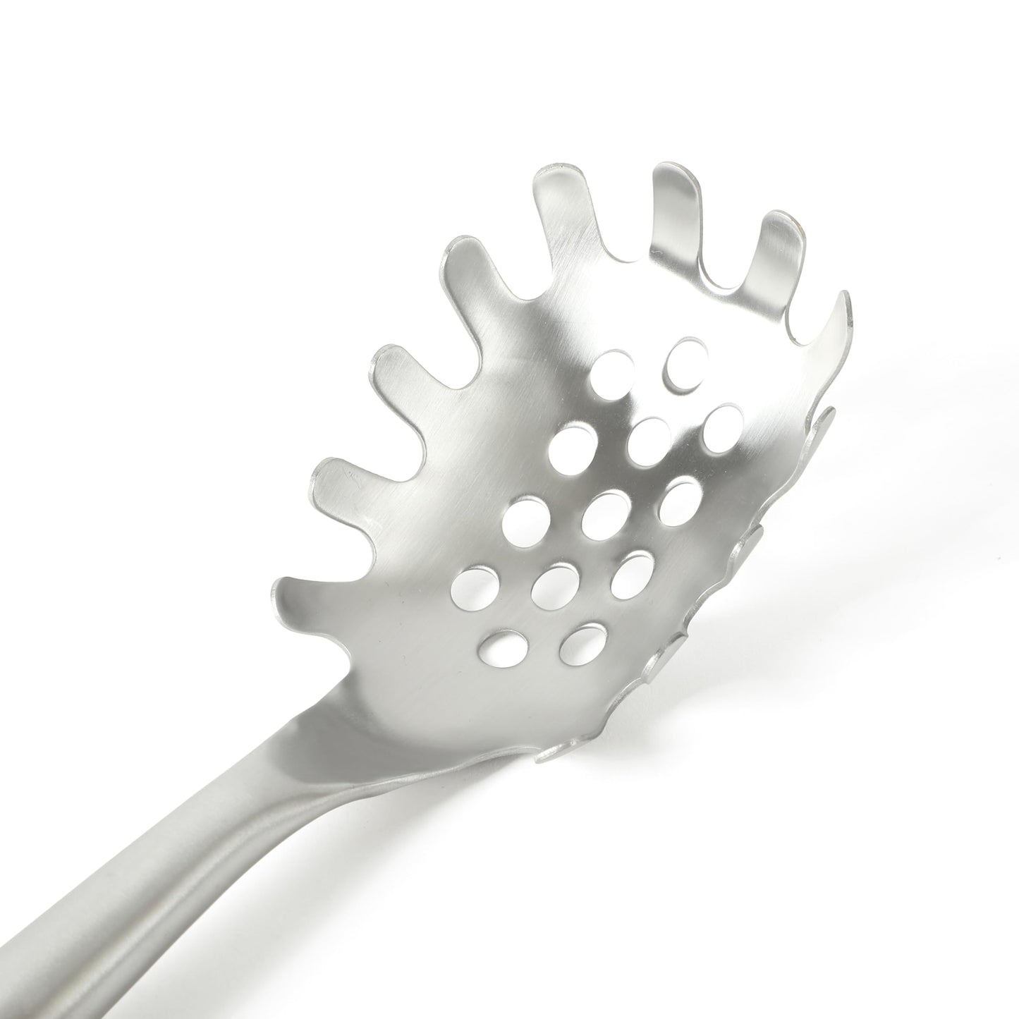 Calphalon Edge Stainless Steel Spaghetti Pasta Server w/Thermoplastic Rubber Handle - Navy Blue
