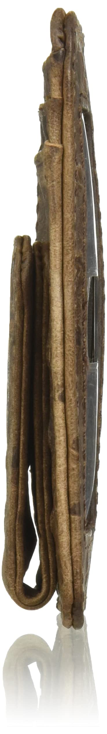 Nocona Men's Brown Ostrich Magnet Money, Brown, One Size