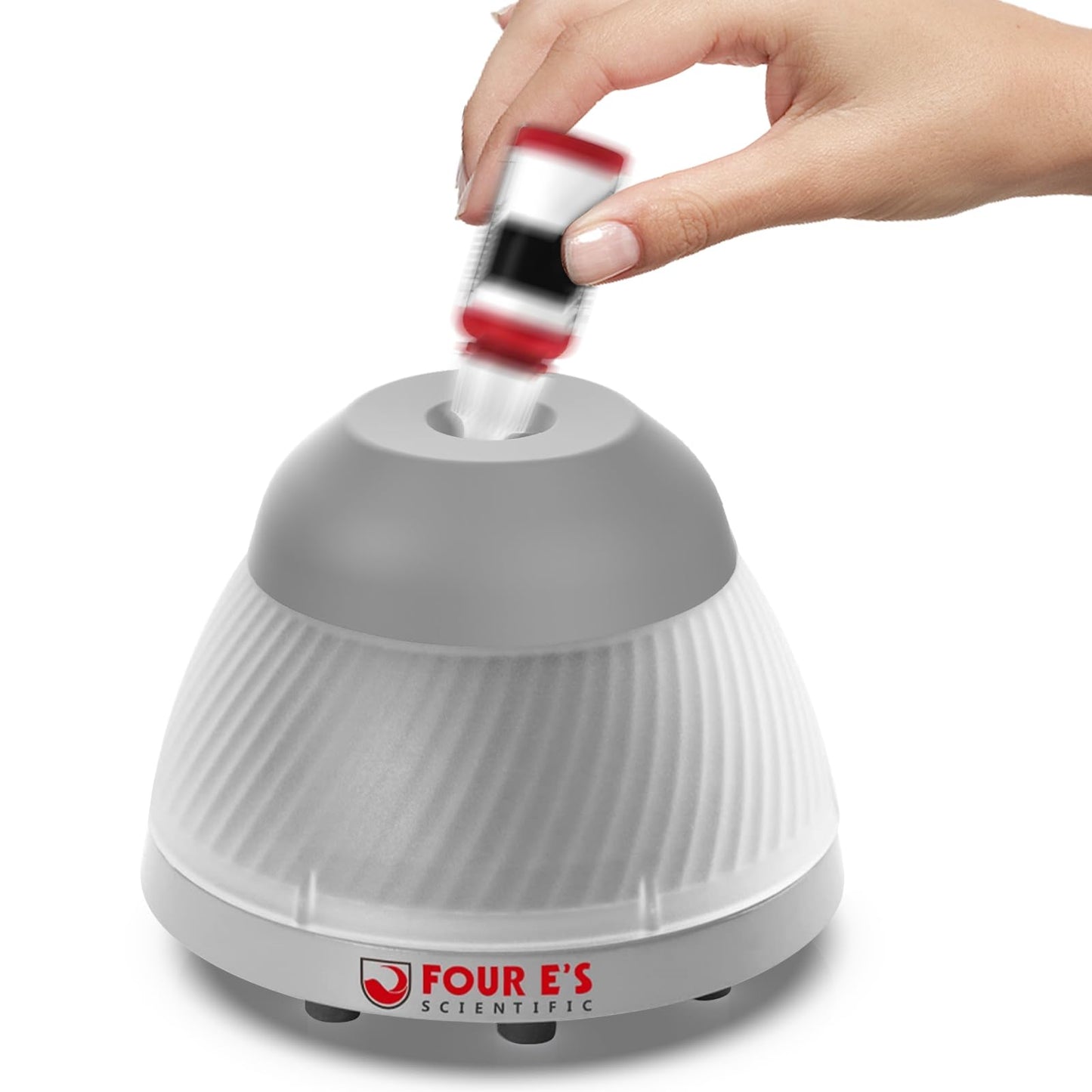 FOUR E'S SCIENTIFIC 5000 RPM Vortex Mixer Paint Shaker, Fast Mixing Touch Mode for Miniature Paint, Lash Extensions Adhesive, Nail Polish, Grey