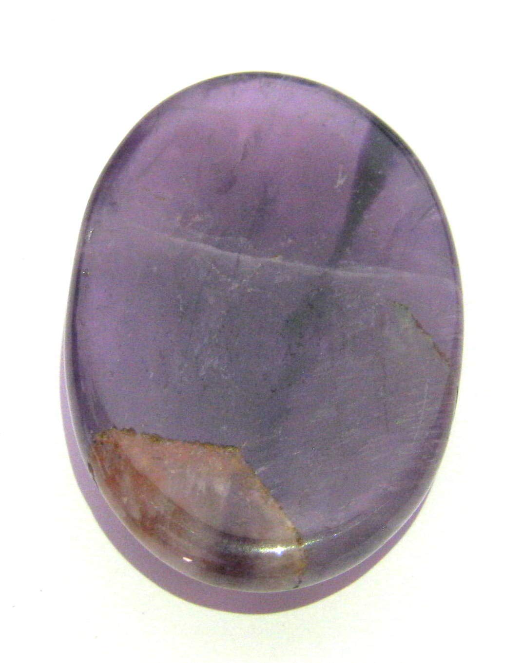 crystalmiracle Beautiful Amethyst Worry Thumb Stone Healing Crystal Thumb Stone for Wellness Reiki Feng Shui Calm Gifts, Perfect for Home & Office