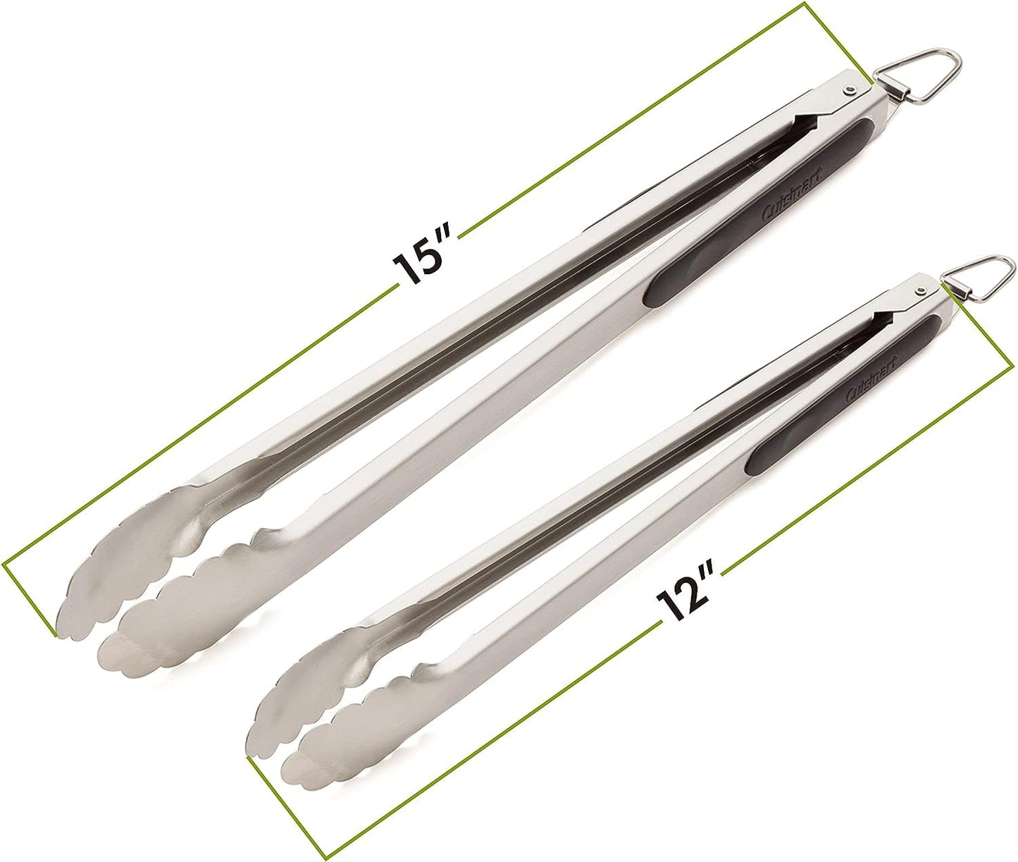 Cuisinart CIT-2123 2-Piece BBQ Grill Tong Set, 0