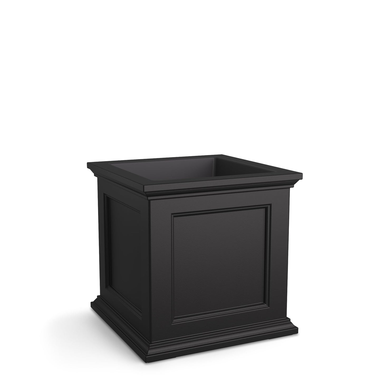 Mayne Fairfield 20-Inch Square Planter – Self-Watering, Weather-Resistant Planter for Flowers – Durable Outdoor Design for Patio, Porch, or Entryway