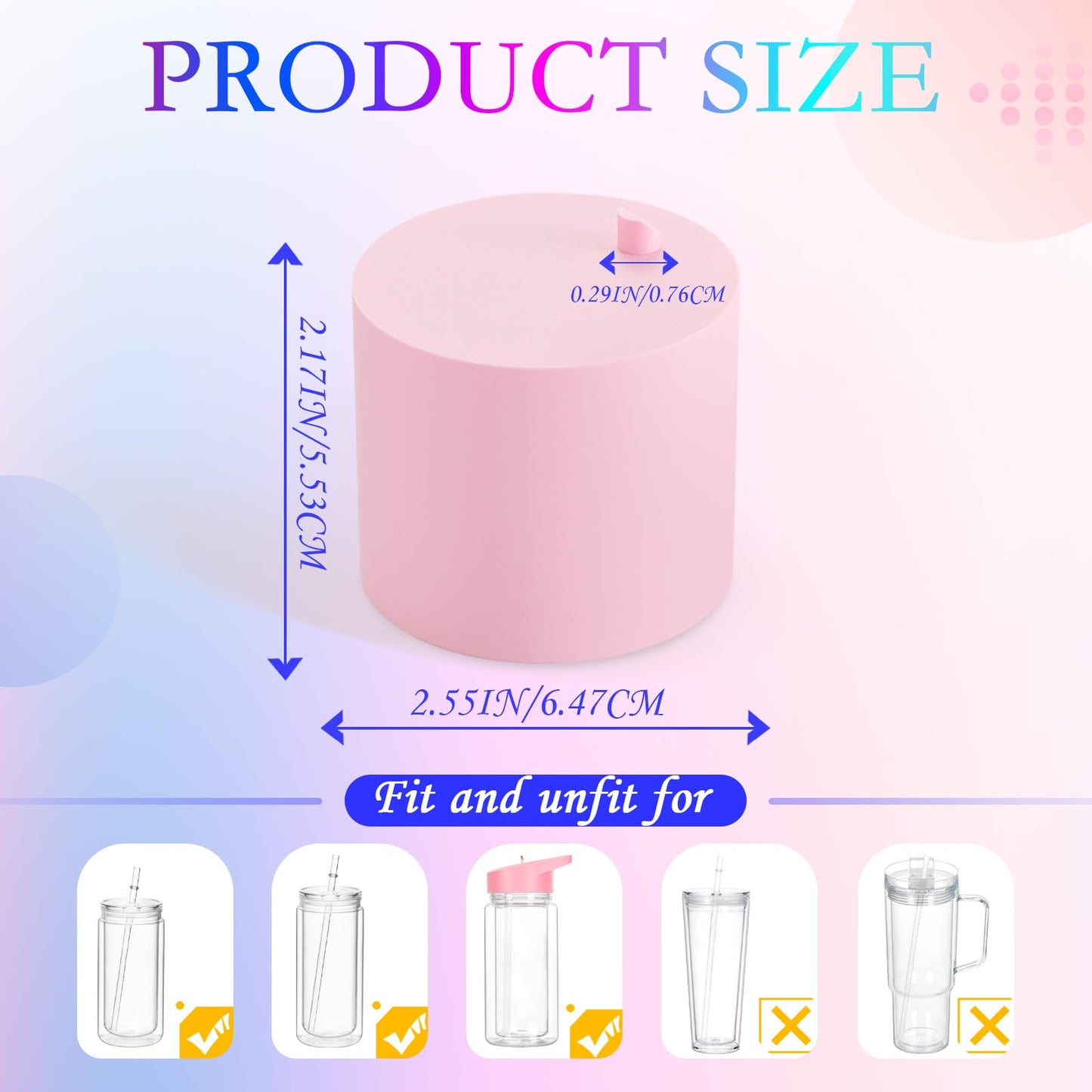 No Mess Glitter Funnel for Snow Globe Tumbler, Filling Funnel for Adding Glitter to Snowglobe Cups, Snow Globe Tumbler DIY Tool(Cups are Not Included)