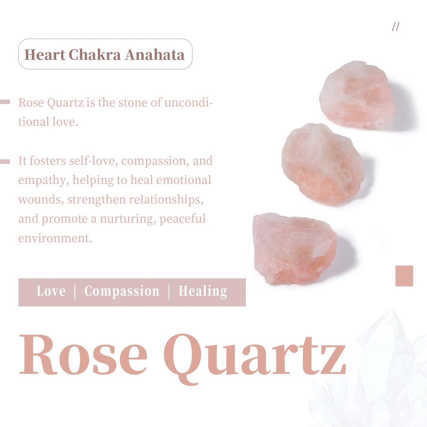 SUNYIK Rose Quartz Stone Essential Oil Diffuser Necklace for Women, Hexagonal Pointed Healing Crystal Perfume Bottle Pendant with Chain for Men, 28"