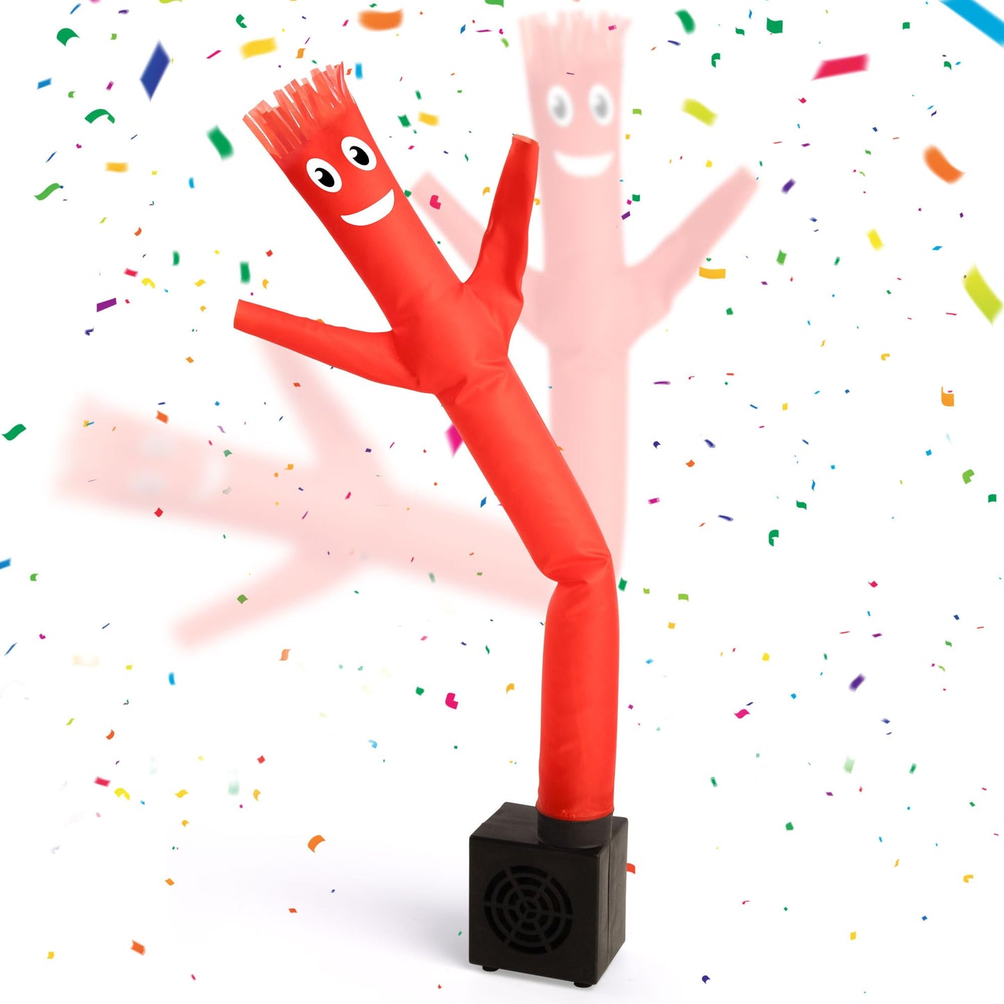 Mealivos Mini Wacky Waving Inflatable Tube Guy with Blower Mini Inflatable Tube Man for Desktop Decor Easter Basket Stuffers White Elephant Gift for Birthdays Party Store Office(Red)