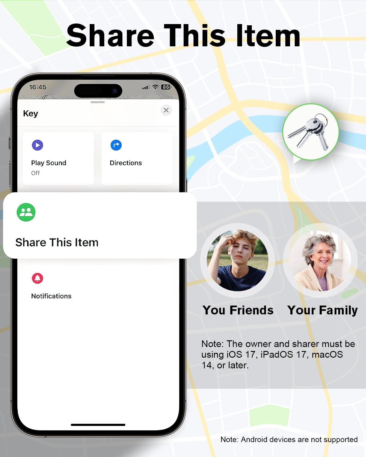 Smart Tracker Tag Item Finder 4Pack, Compatible with Apple Find My APP (iOS Only), IP67 Waterproof, Replaceable Battery, Suitable for Luggage, Bags, Wallets, Backpacks, Keys (weTag mini)