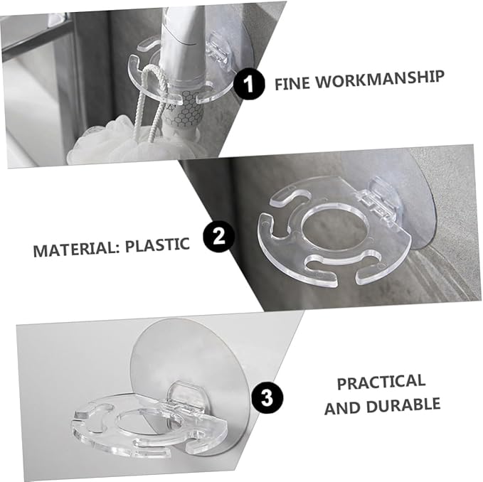 5pcs Toothbrush Storage Rack Wall Mounted Bathroom Holder with Stable Adhesive for Toothpaste and Dental Care Organization